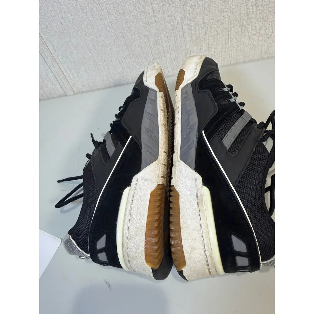 K-Swiss Match Rival Black Gray White Mens Size 9.5 Sneakers‎ 07154 005